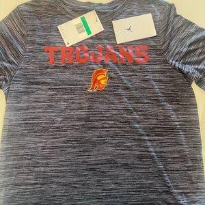 Youth Trojans Nike Black Velocity Tee XL